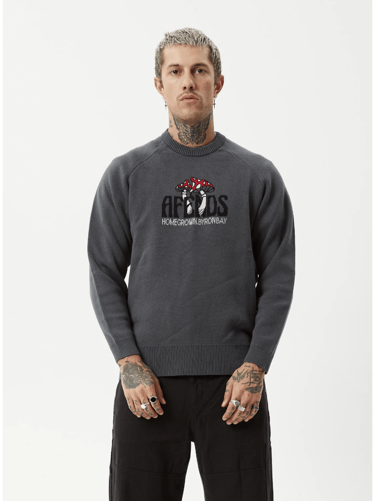 Afends - Let It Grow Recycled Raglan Knit - Velocity 21