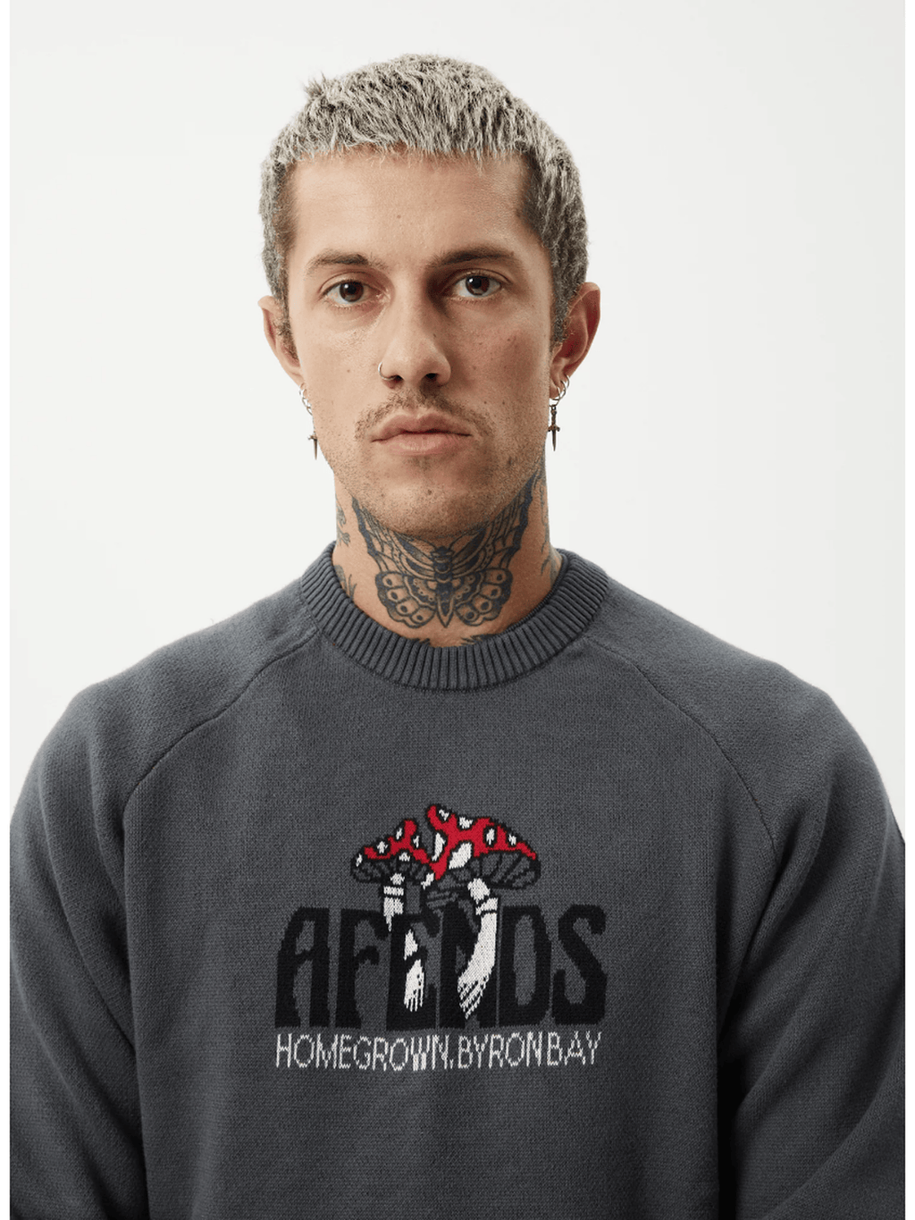 Afends - Let It Grow Recycled Raglan Knit - Velocity 21