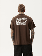 Afends - High Utility Recycled Boxy Fit Tee - Coffee - Velocity 21