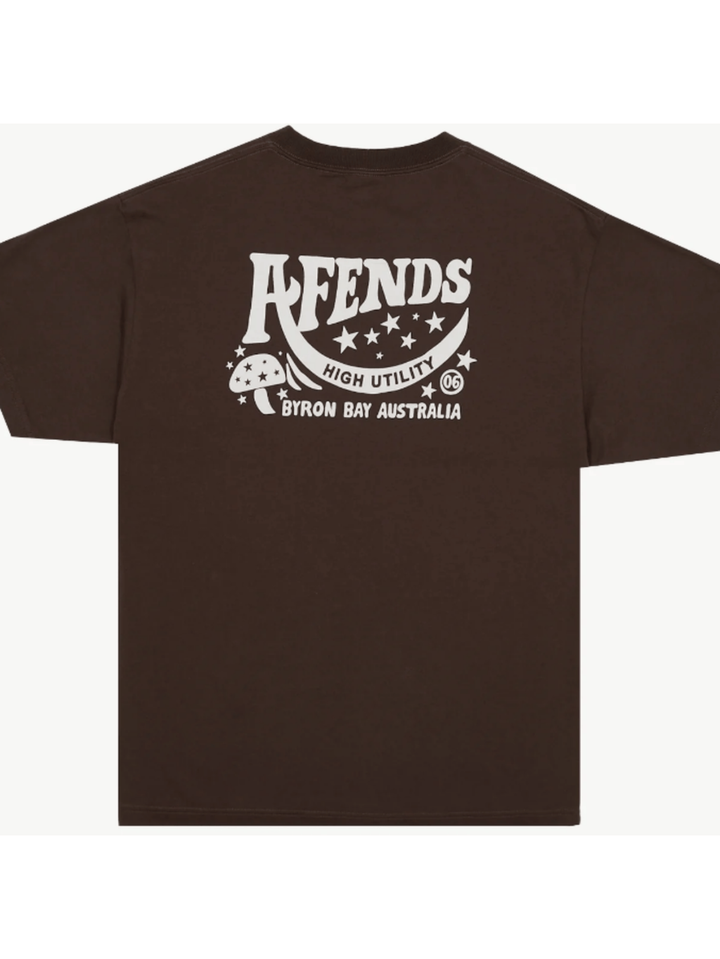 Afends - High Utility Recycled Boxy Fit Tee - Coffee - Velocity 21