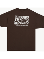 Afends - High Utility Recycled Boxy Fit Tee - Coffee - Velocity 21