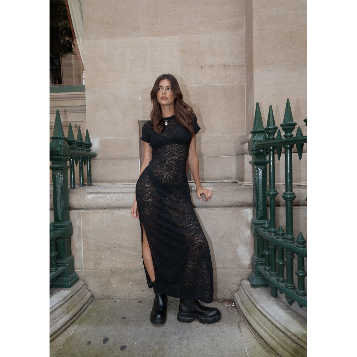 Afends - Poet Recycled Lace Maxi Dress - Velocity 21