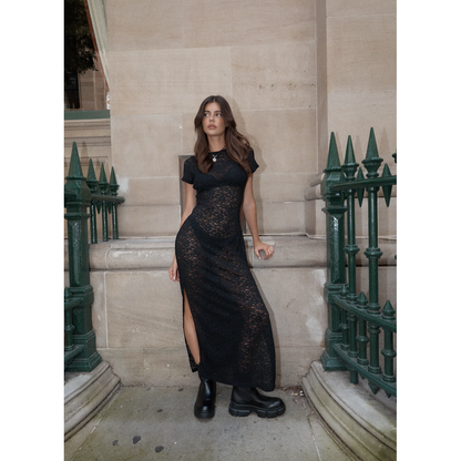 Afends - Poet Recycled Lace Maxi Dress - Velocity 21