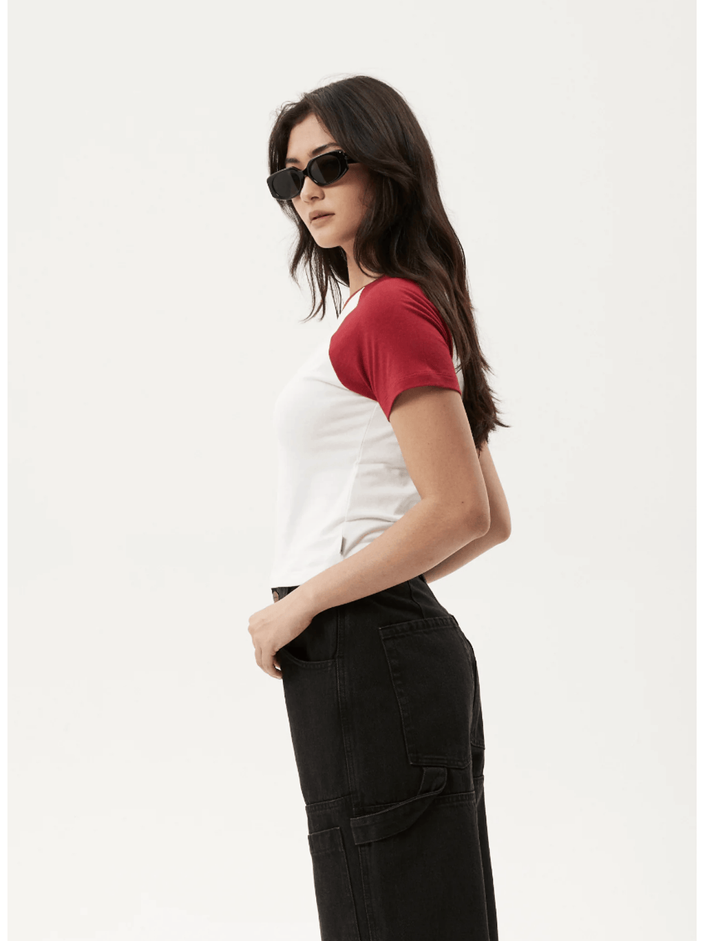 Afends - Homely Raglan Recycled Baby Tee - Velocity 21