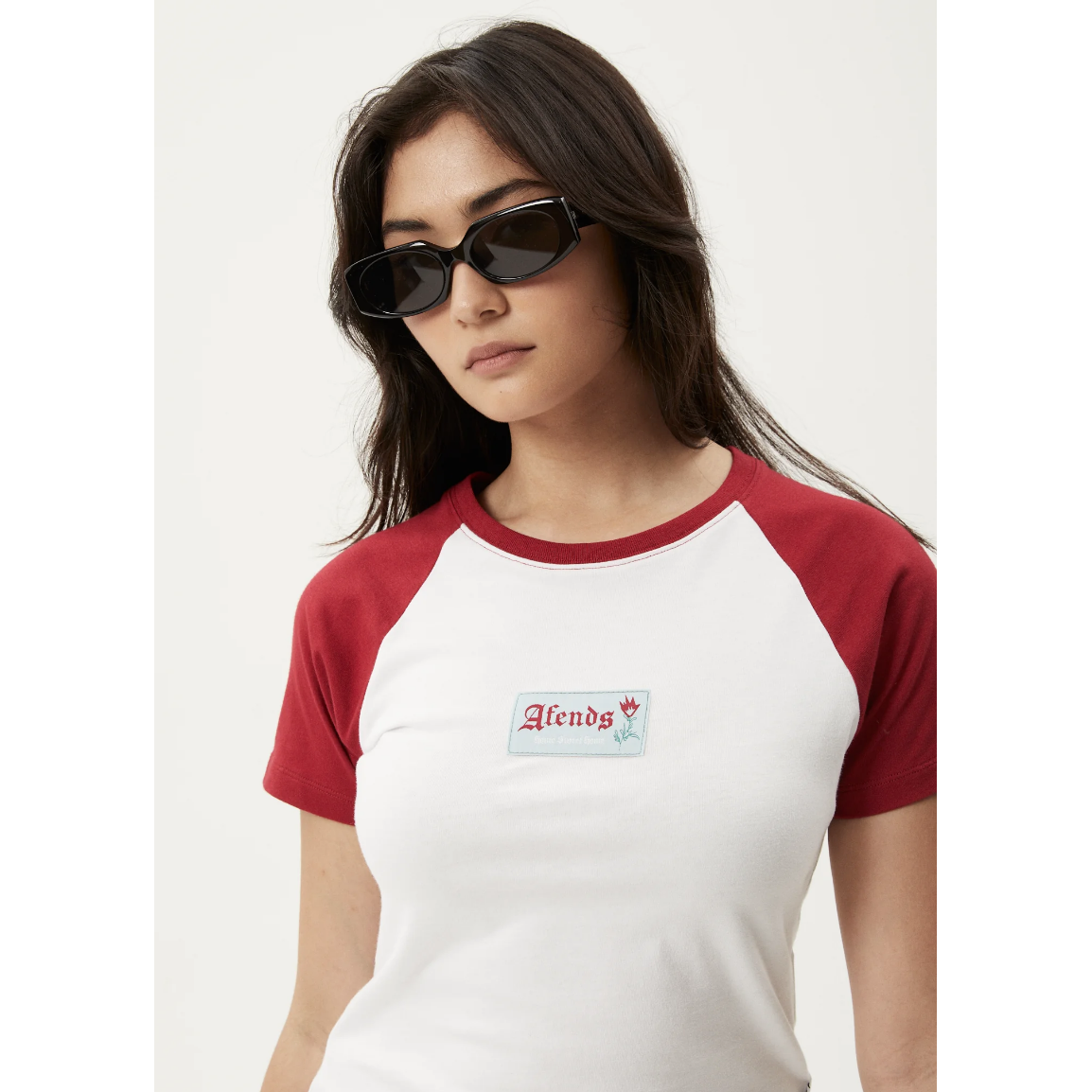 Afends - Homely Raglan Recycled Baby Tee - Velocity 21