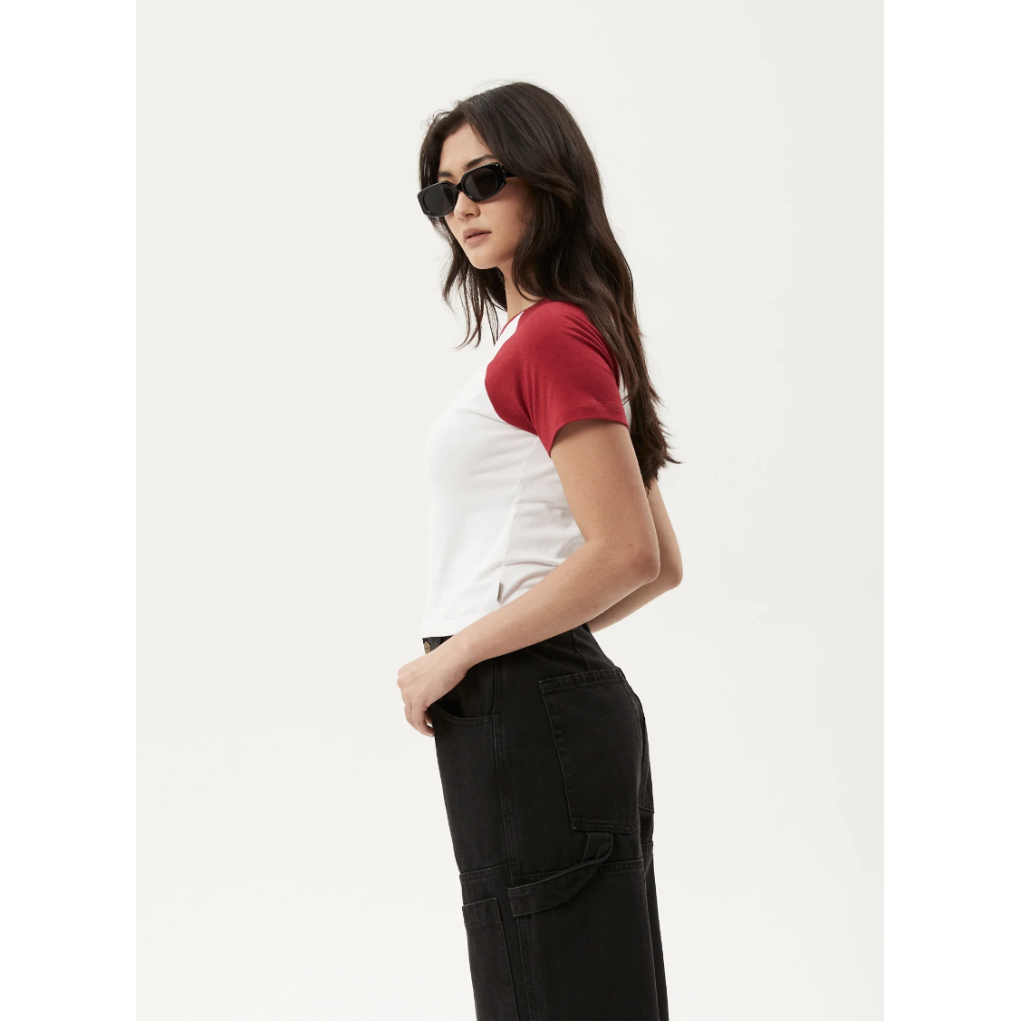 Afends - Homely Raglan Recycled Baby Tee - Velocity 21