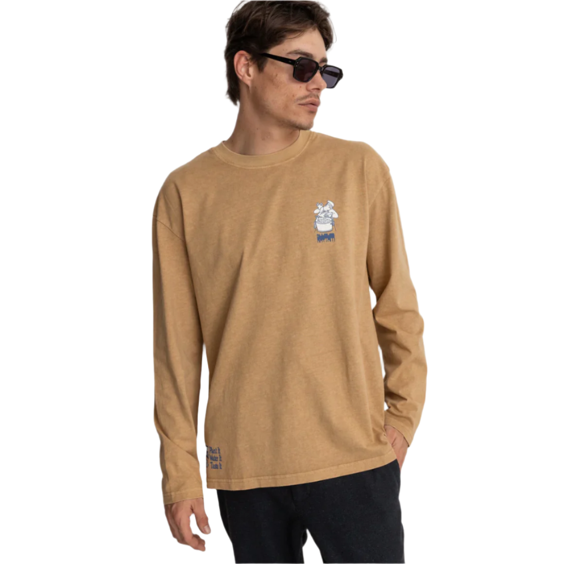Rhythm - Taste It Vintage LS Tee - Velocity 21