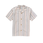 Rhythm - Vacation Stripe SS Shirt - Natural - Velocity 21