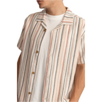 Rhythm - Vacation Stripe SS Shirt - Natural - Velocity 21
