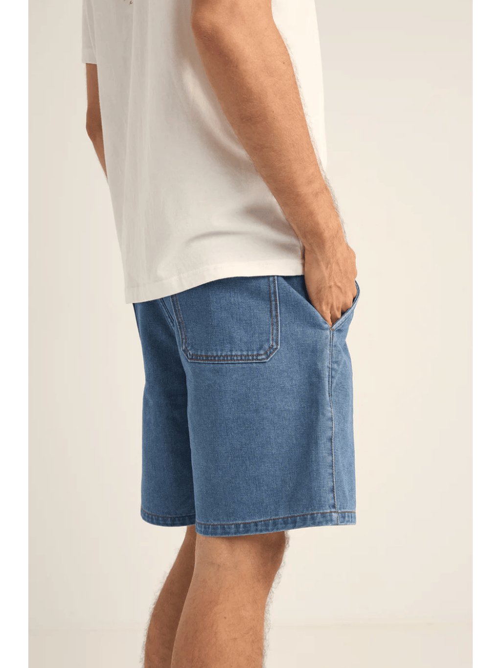 Rhythm - Denim Essential Short - Velocity 21