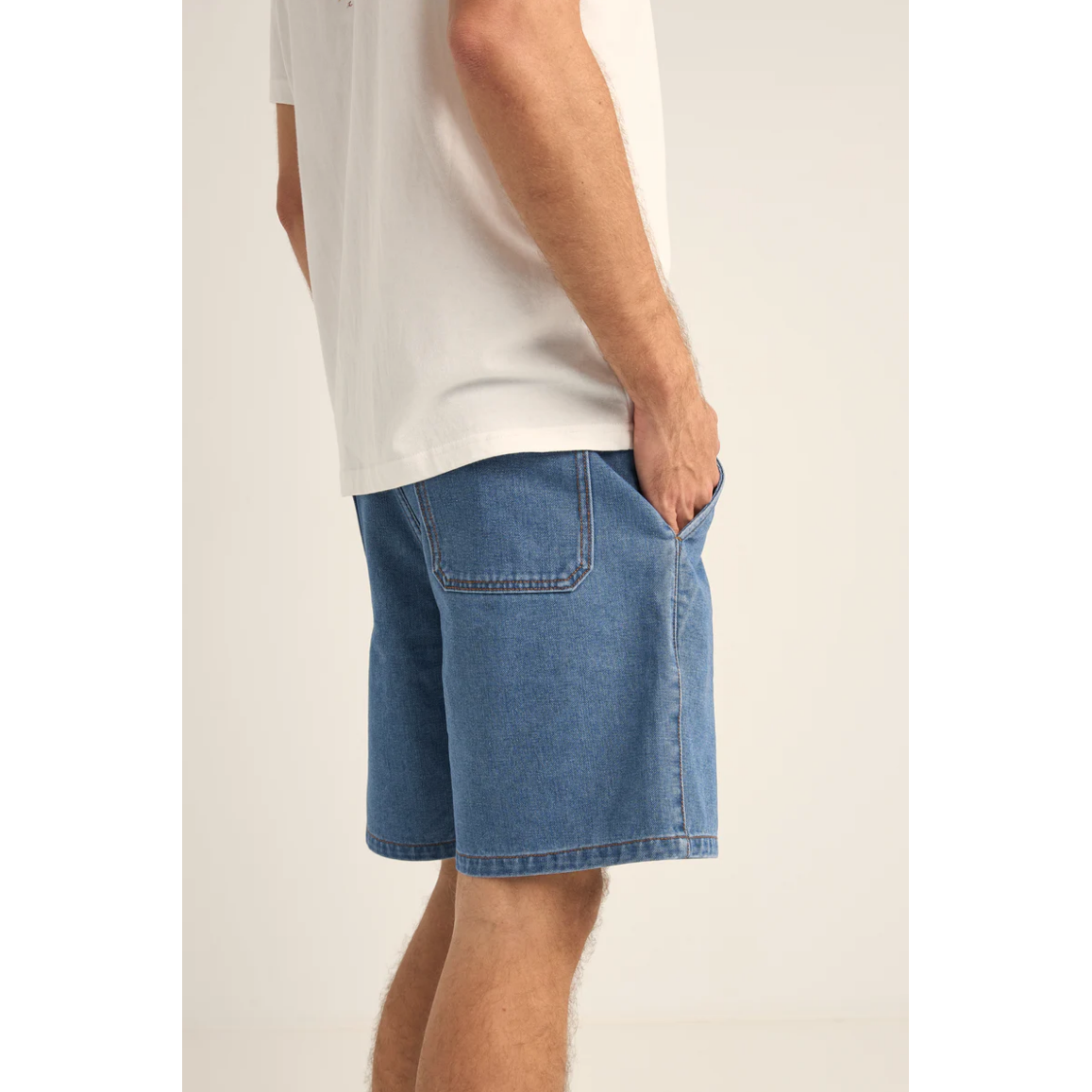 Rhythm - Denim Essential Short - Velocity 21