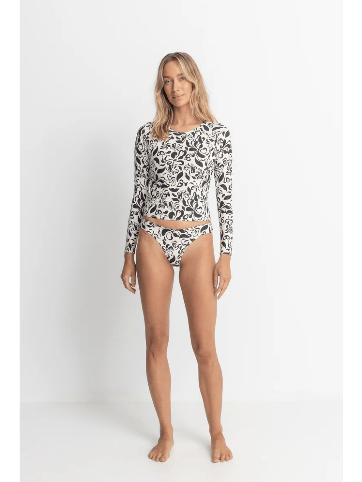 Rhythm - Sundance Floral LS Surf Top - Velocity 21