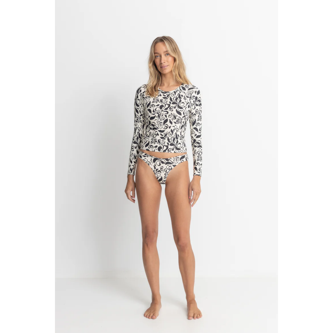 Rhythm - Sundance Floral LS Surf Top - Velocity 21