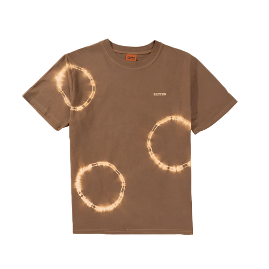 Rhythm - Tie Die SS Tee - Chocolate - Velocity 21