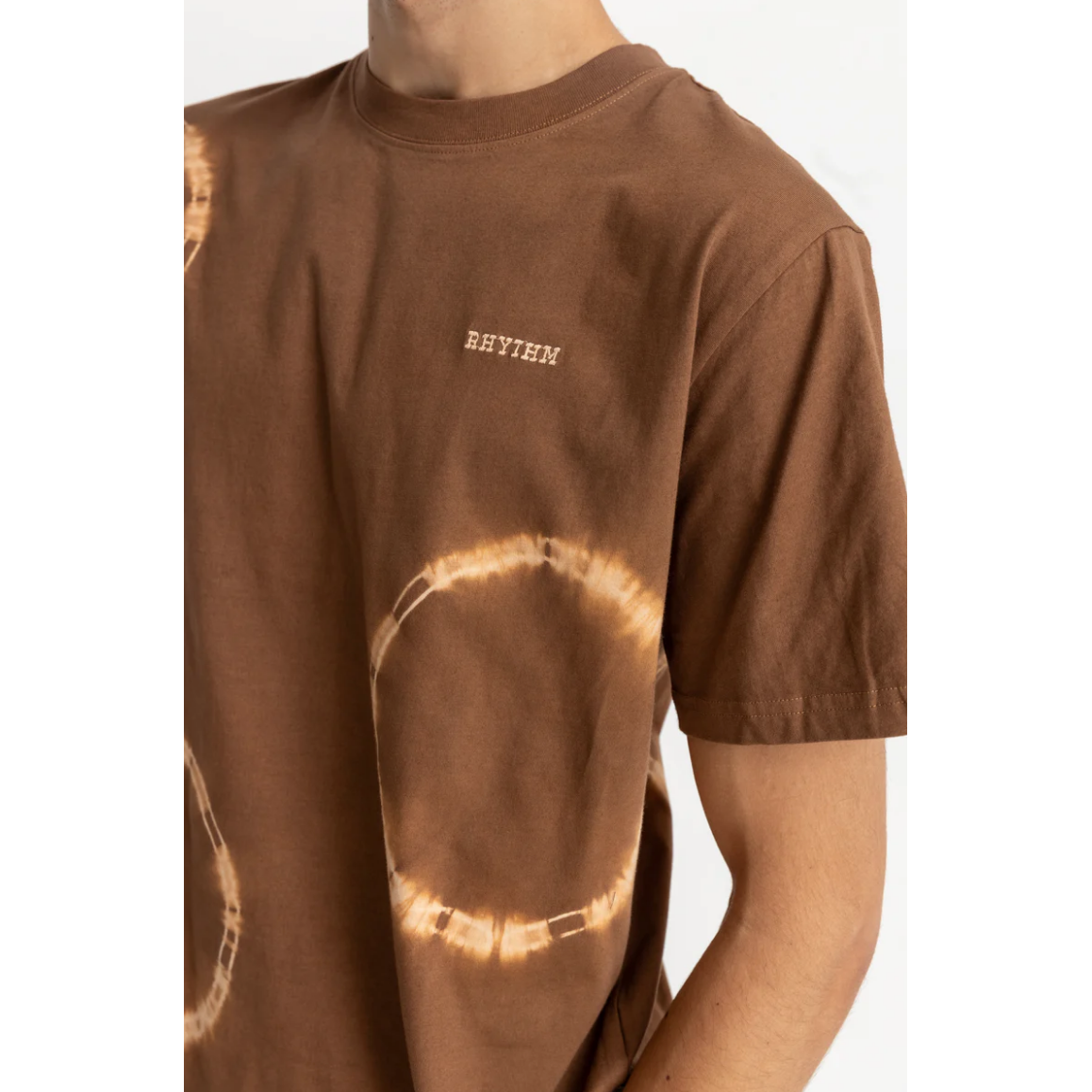 Rhythm - Tie Die SS Tee - Chocolate - Velocity 21