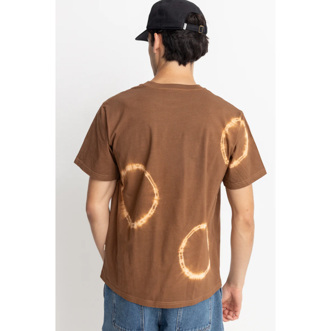 Rhythm - Tie Die SS Tee - Chocolate - Velocity 21
