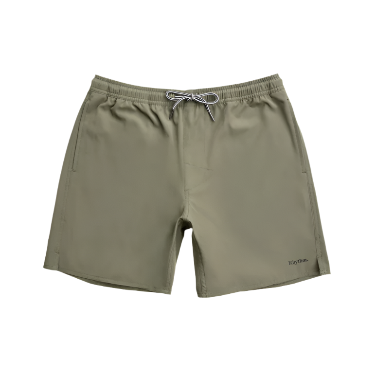 Rhythm - Classic Beach Short - Olive - Velocity 21