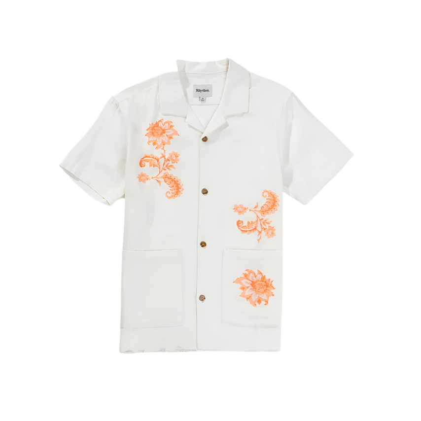 Rhythm - Paisley Cuban SS Shirt - Velocity 21