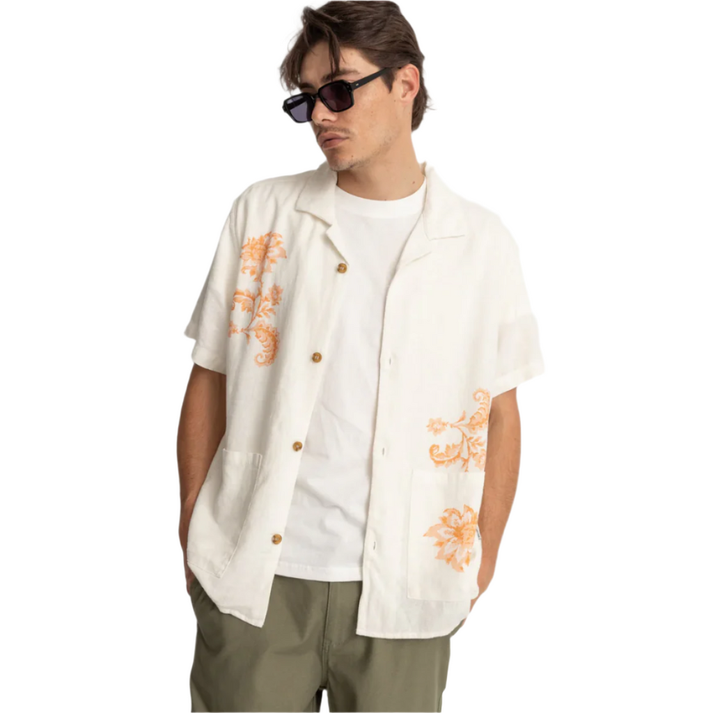 Rhythm - Paisley Cuban SS Shirt - Velocity 21