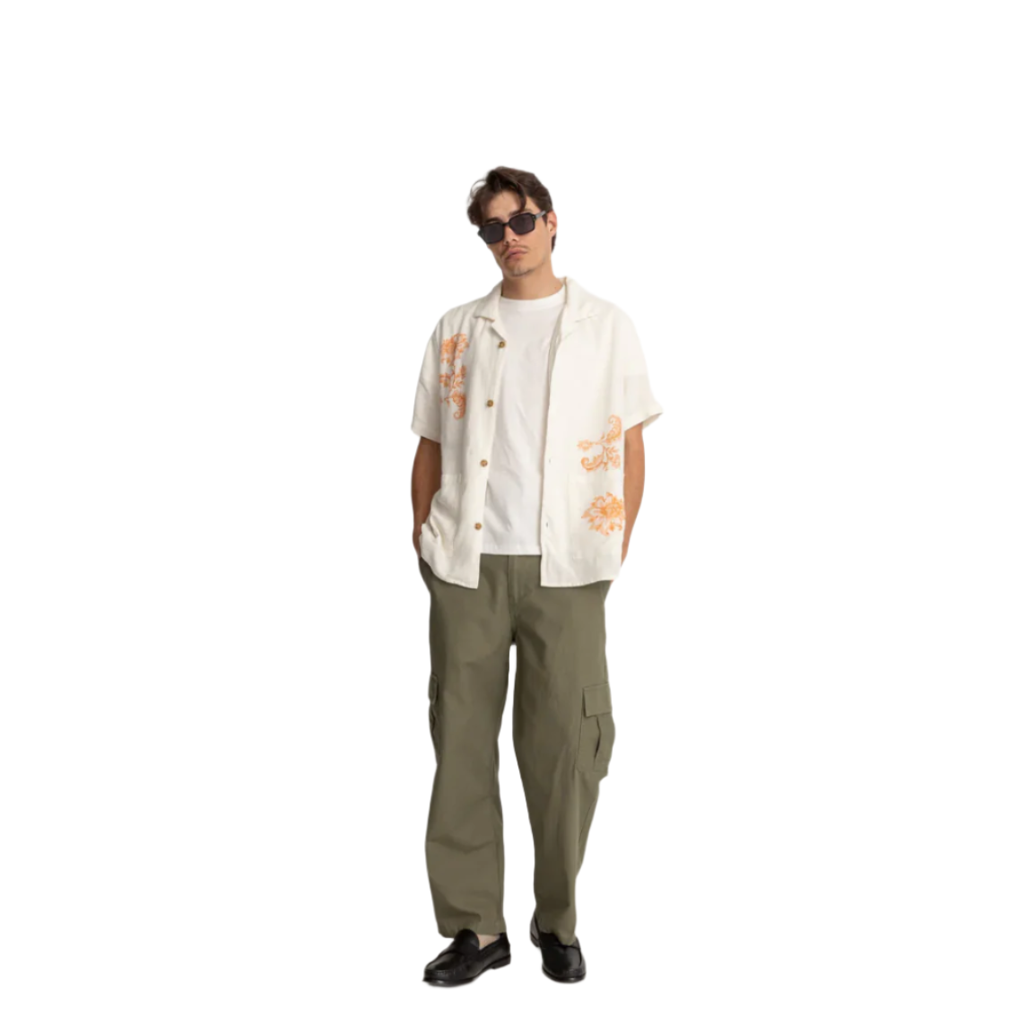 Rhythm - Paisley Cuban SS Shirt - Velocity 21