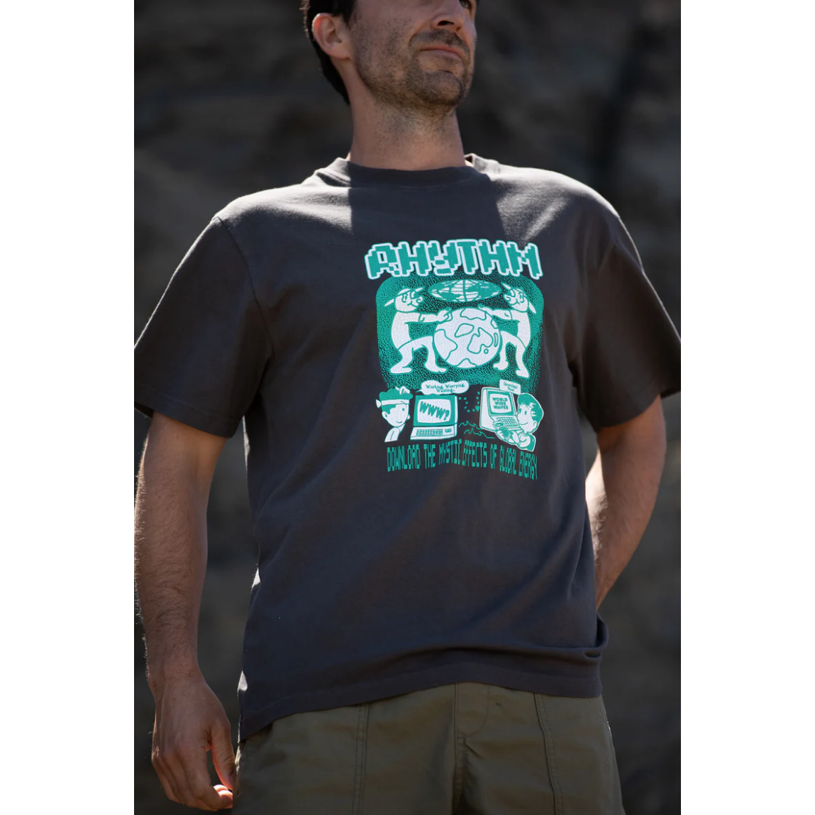 Rhythm - Mystic Effects Vintage SS Tee - Black - Velocity 21