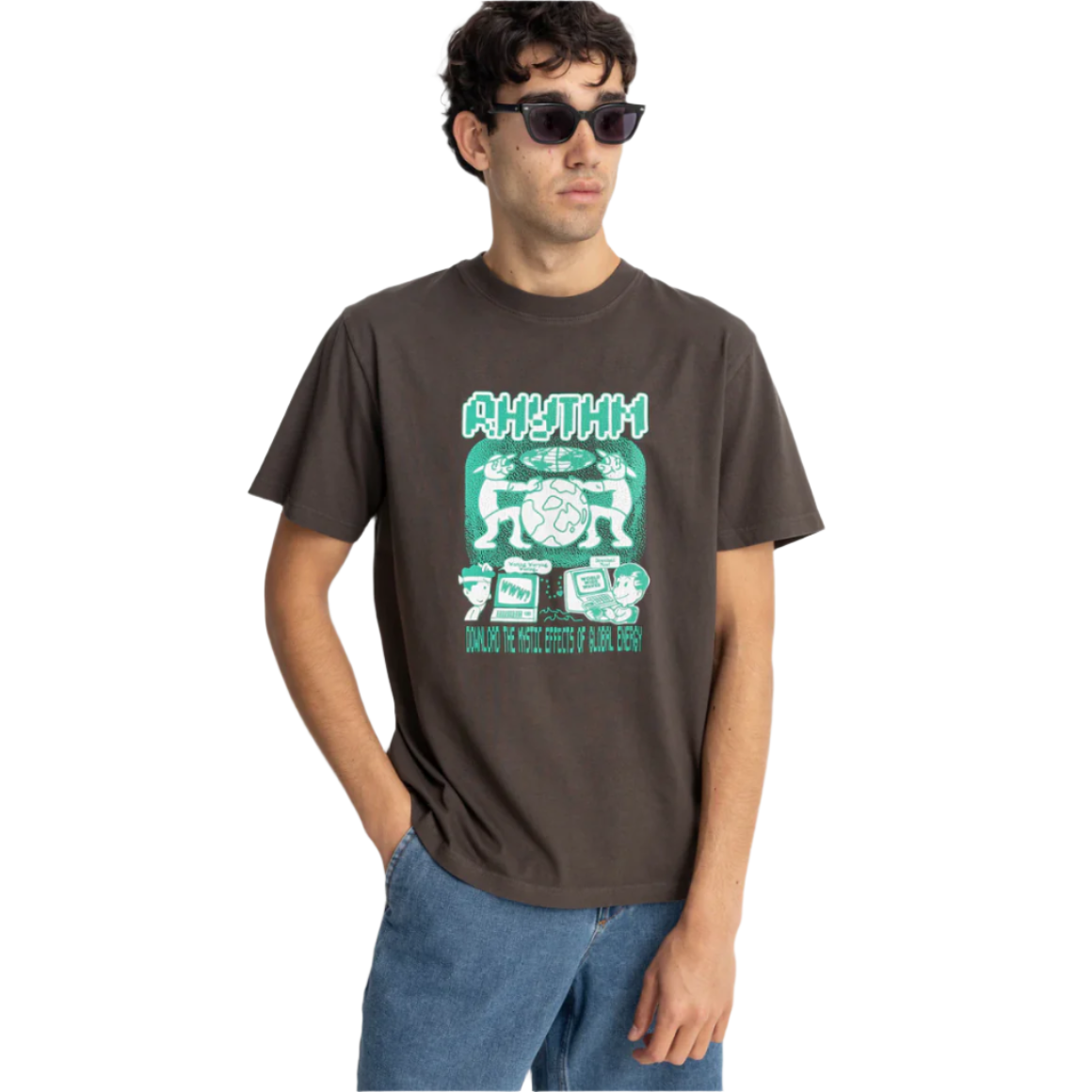 Rhythm - Mystic Effects Vintage SS Tee - Black - Velocity 21