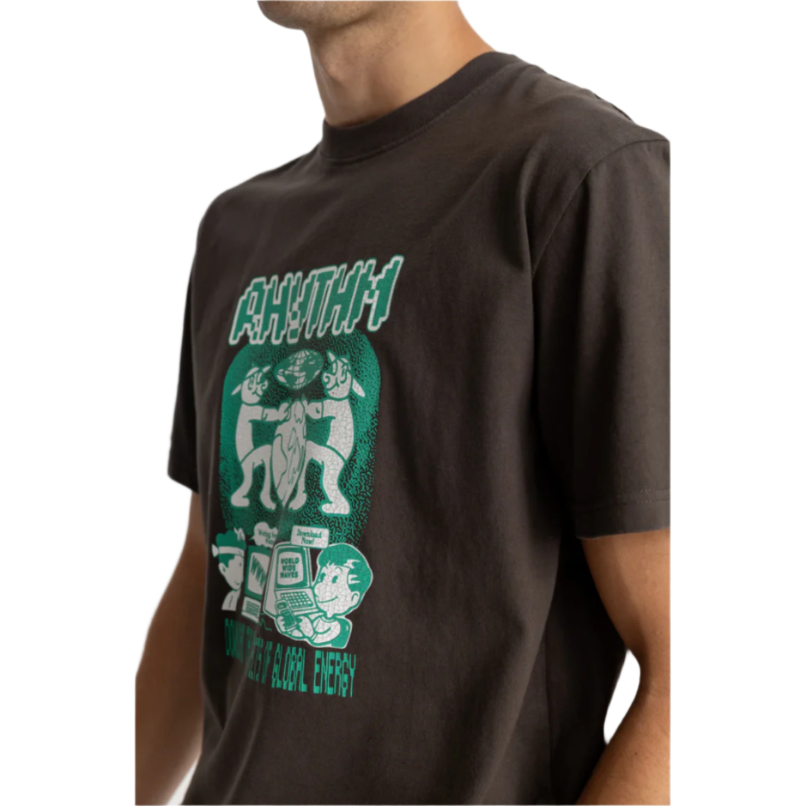 Rhythm - Mystic Effects Vintage SS Tee - Black - Velocity 21