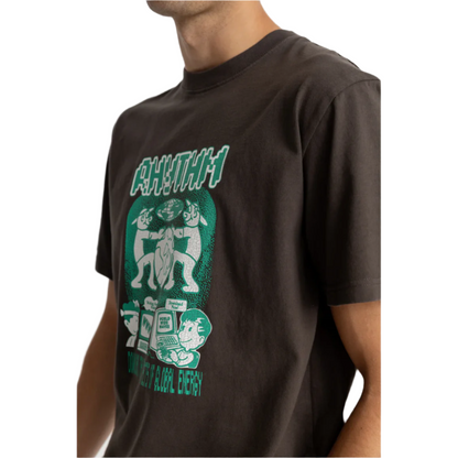 Rhythm - Mystic Effects Vintage SS Tee - Black - Velocity 21