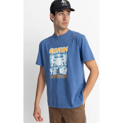 Rhythm - Mystic Effects Vintage SS Tee - Cobalt - Velocity 21