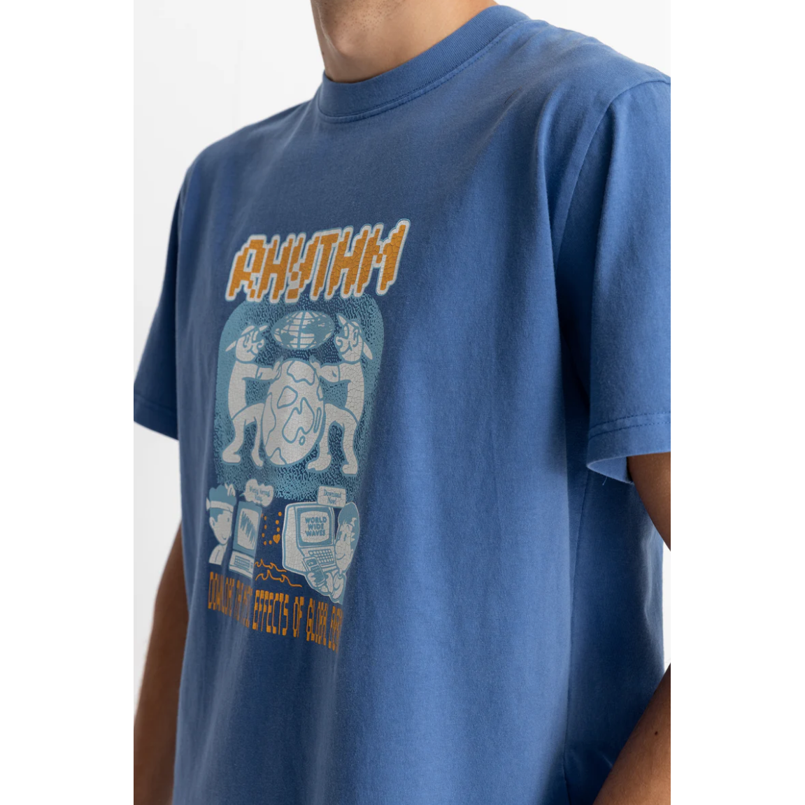 Rhythm - Mystic Effects Vintage SS Tee - Cobalt - Velocity 21