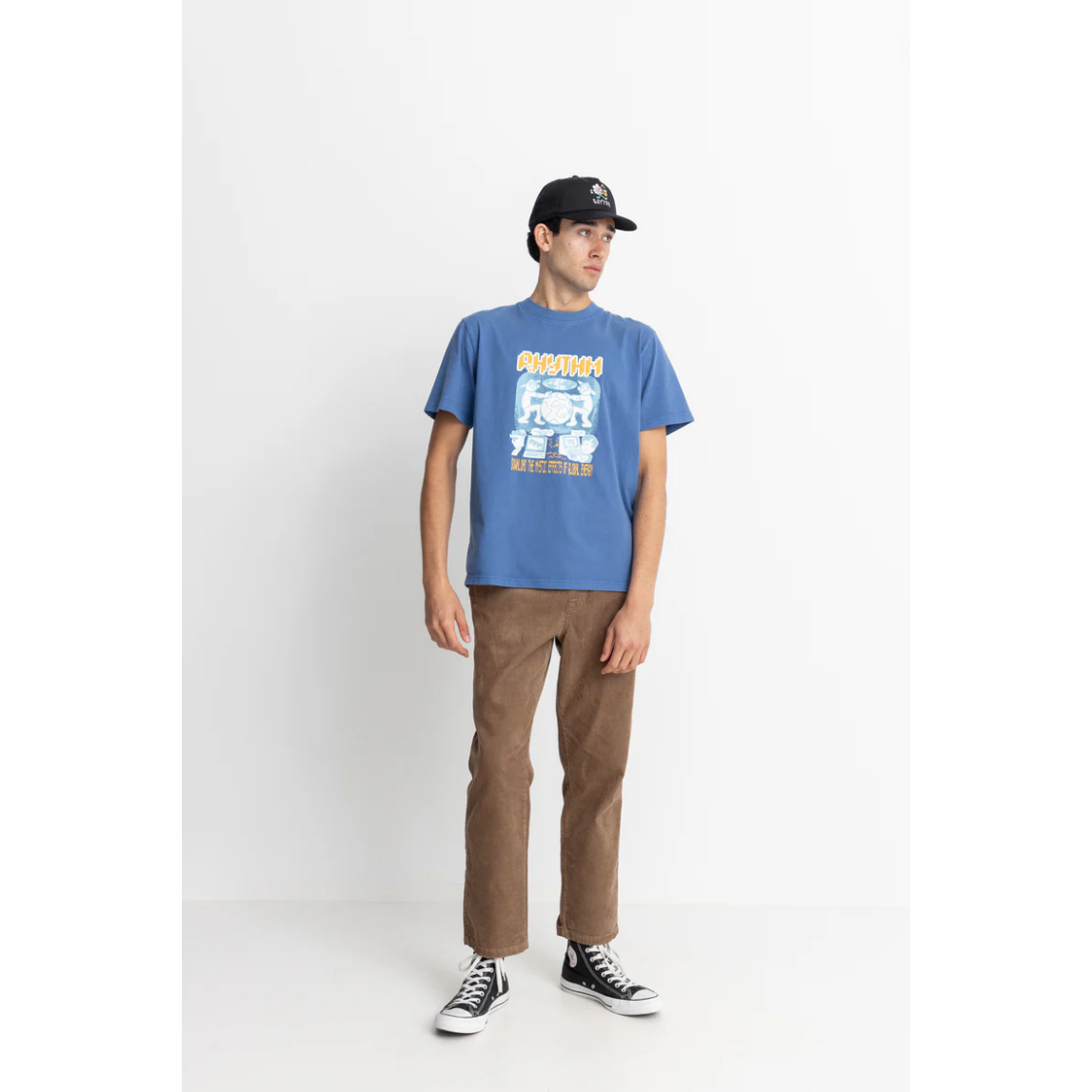 Rhythm - Mystic Effects Vintage SS Tee - Cobalt - Velocity 21