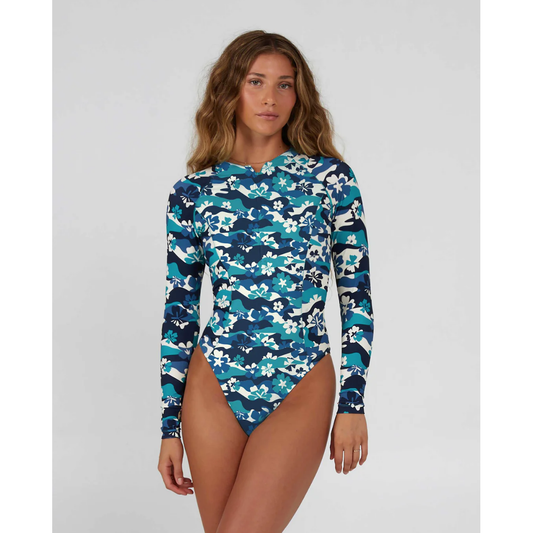 Salty Crew - Deep Sea One Piece Rashguard - Velocity 21