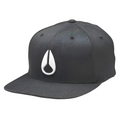 Nixon - Deep Down Flexfit Athletic Fit Hat - Black Heather - Velocity 21