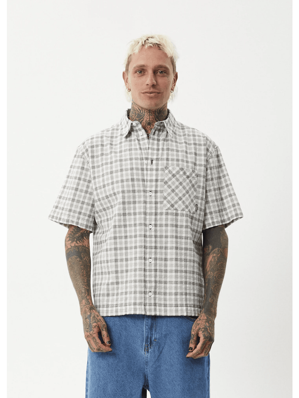 Afends - Leo Organic Seersucker SS Shirt - Velocity 21