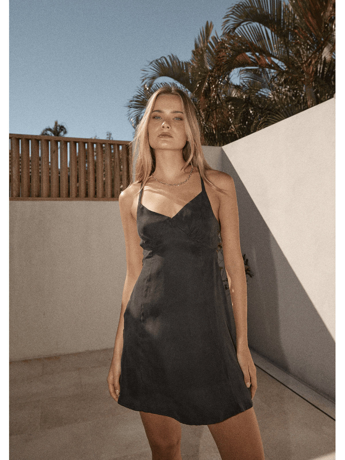 Afends - Grace Cupro Strappy Mini Dress - Velocity 21