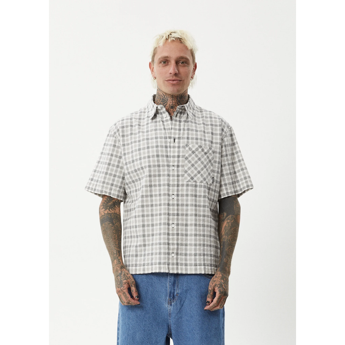 Afends - Leo Organic Seersucker SS Shirt - Velocity 21