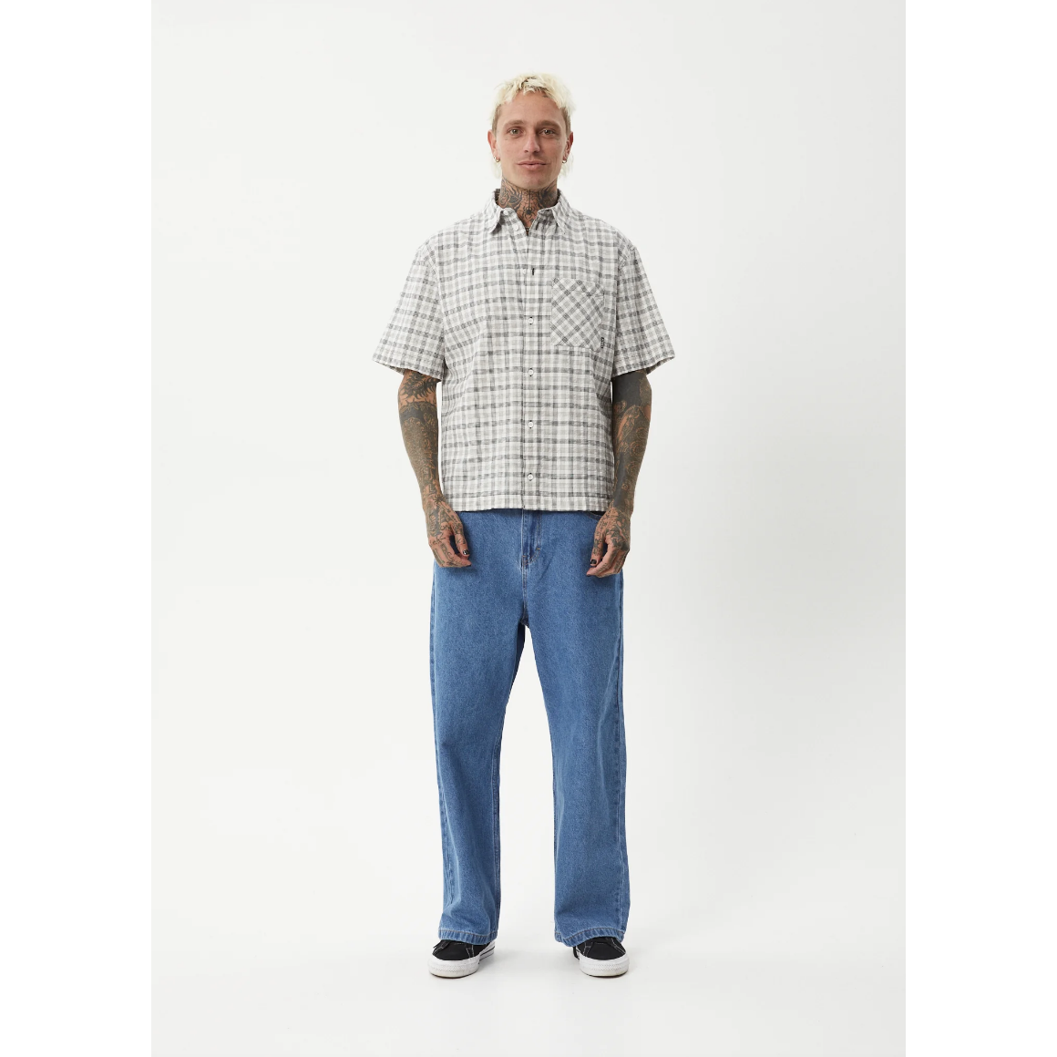 Afends - Leo Organic Seersucker SS Shirt - Velocity 21