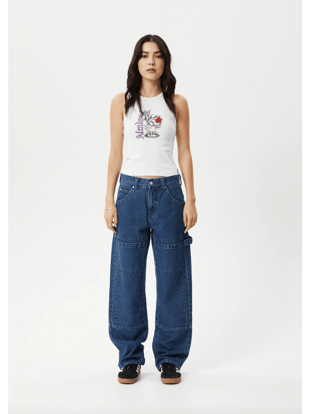 Afends - Nirvana Recycled Rib Singlet - Velocity 21