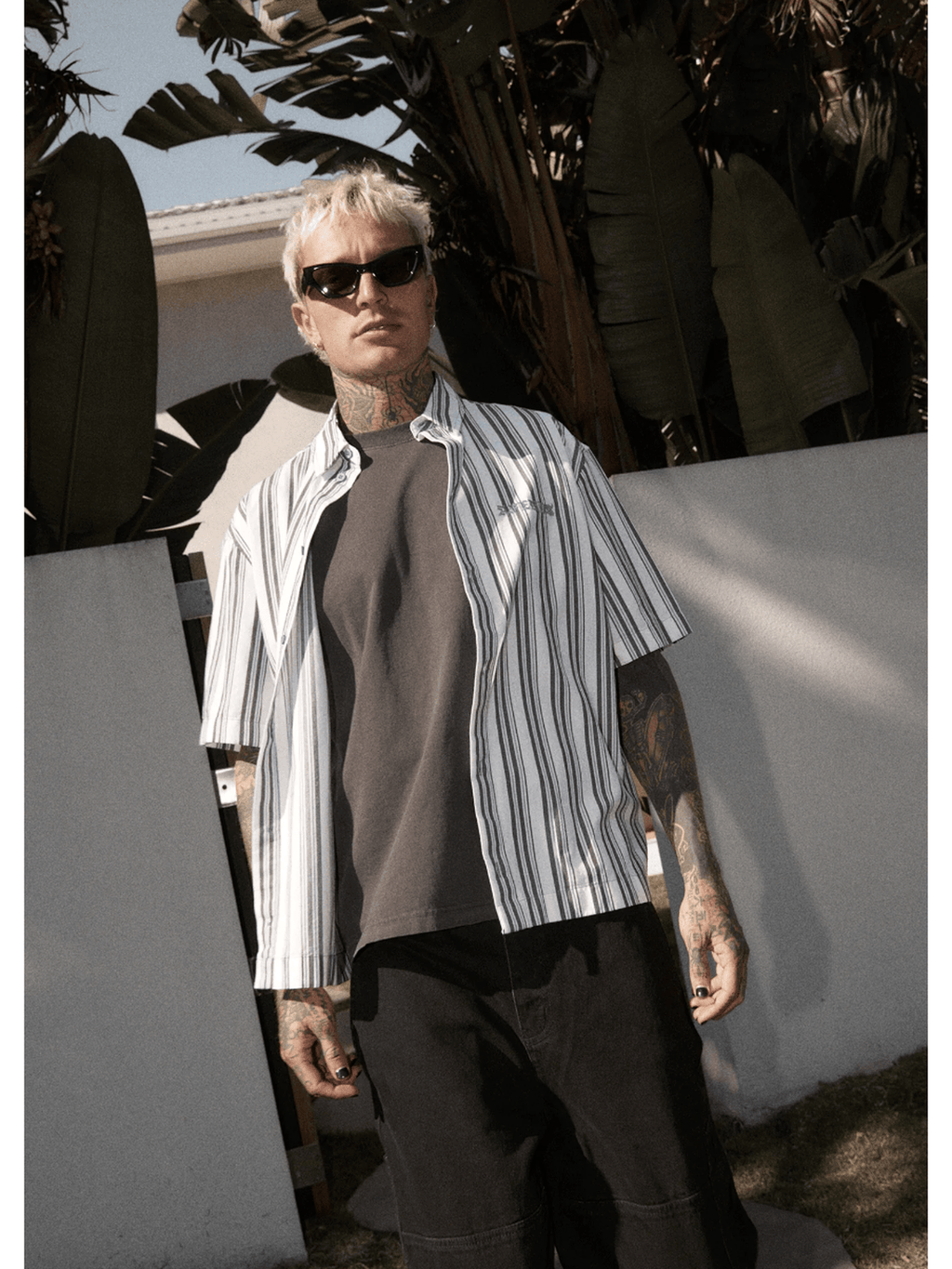 Afends - Lined Up Organic SS Shirt - Velocity 21