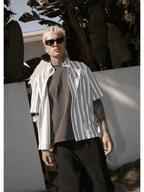 Afends - Lined Up Organic SS Shirt - Velocity 21