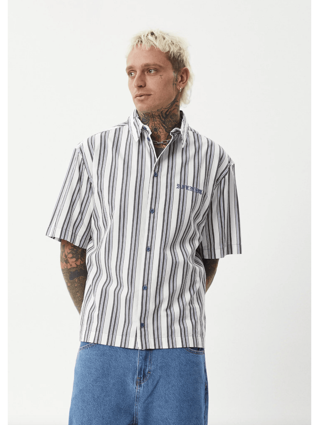 Afends - Lined Up Organic SS Shirt - Velocity 21