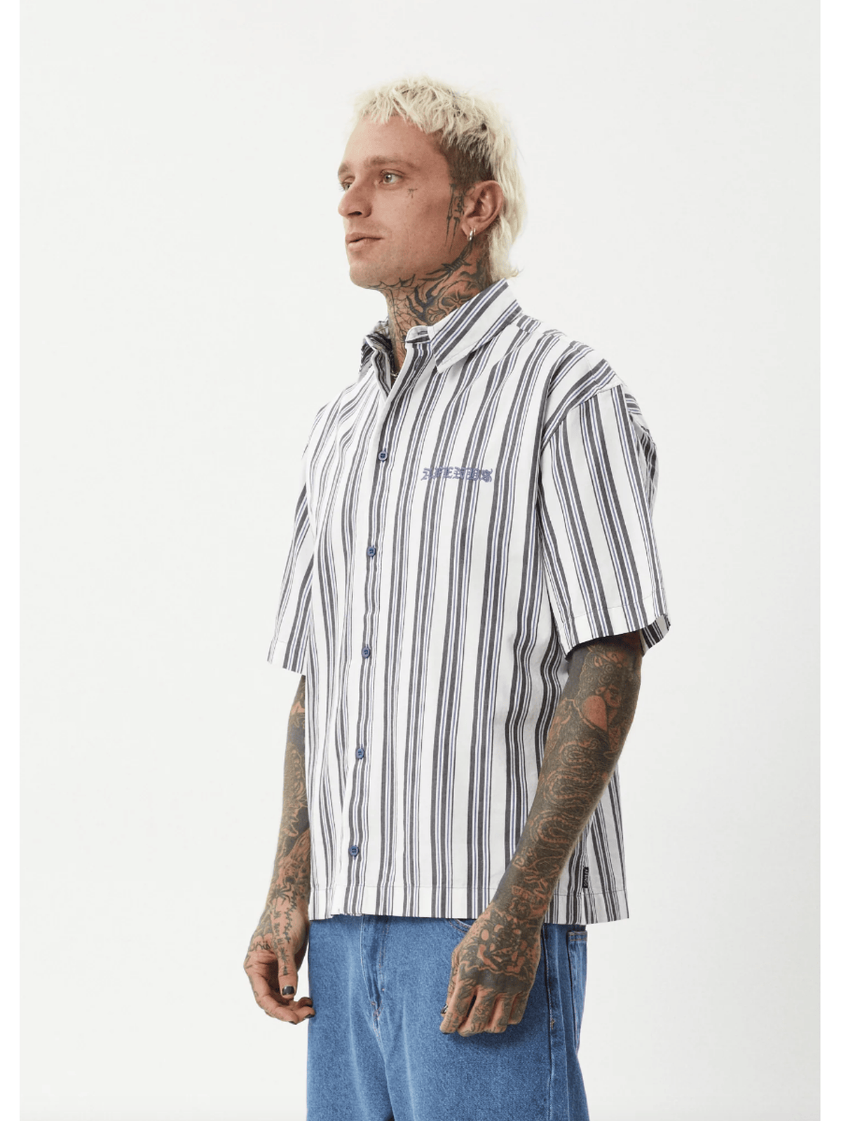 Afends - Lined Up Organic SS Shirt - Velocity 21