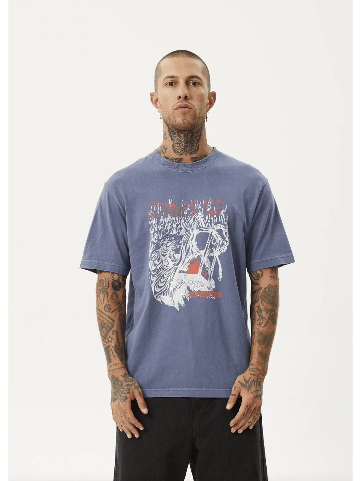 Afends - Times Up Recycled Retro Fit Tee - Velocity 21