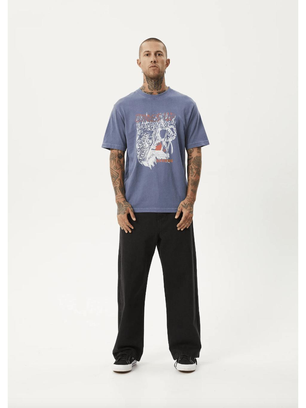 Afends - Times Up Recycled Retro Fit Tee - Velocity 21