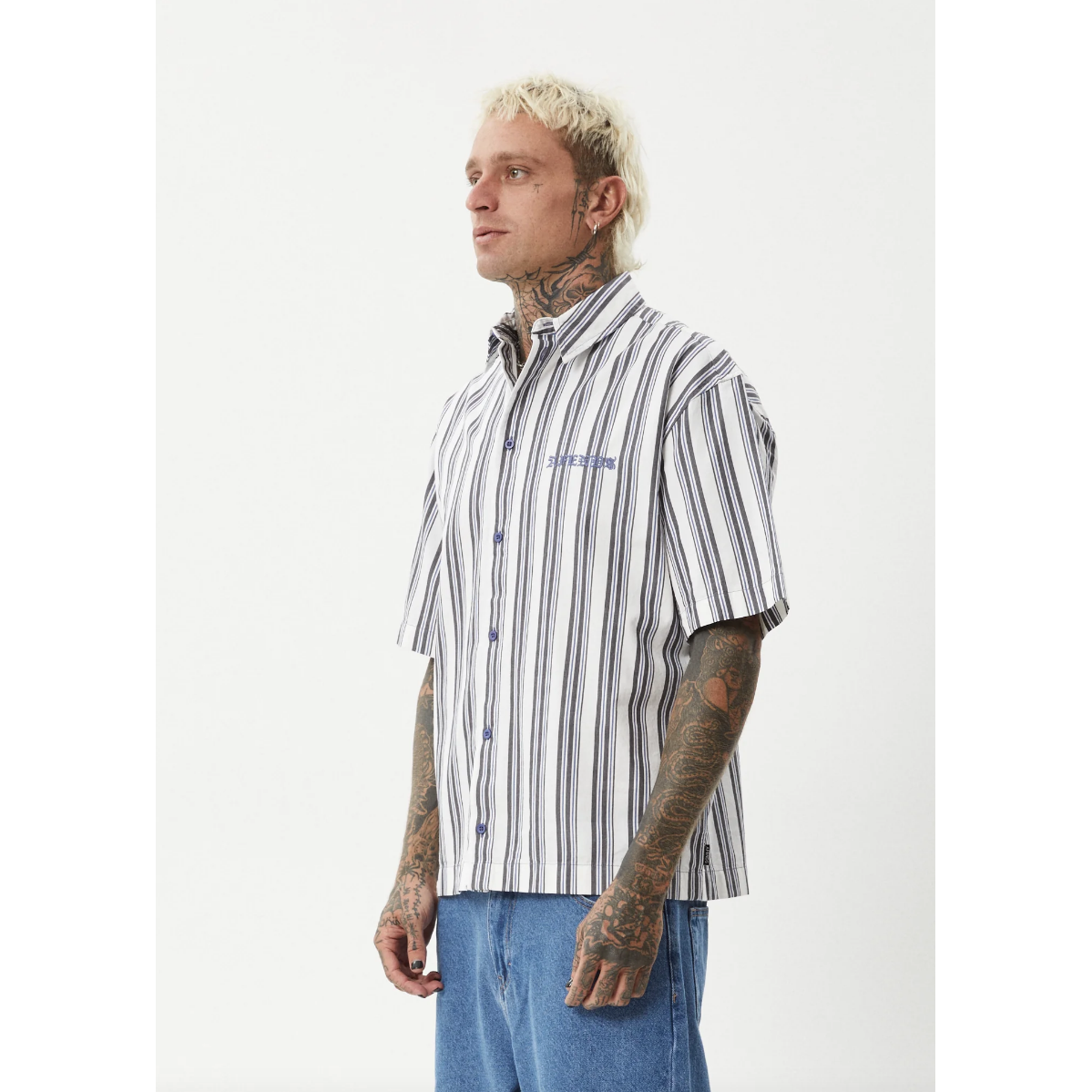 Afends - Lined Up Organic SS Shirt - Velocity 21