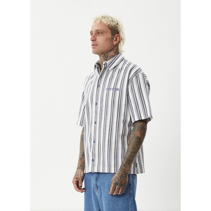 Afends - Lined Up Organic SS Shirt - Velocity 21