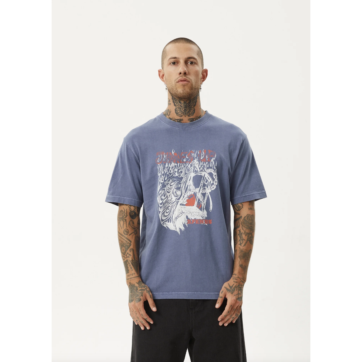 Afends - Times Up Recycled Retro Fit Tee - Velocity 21