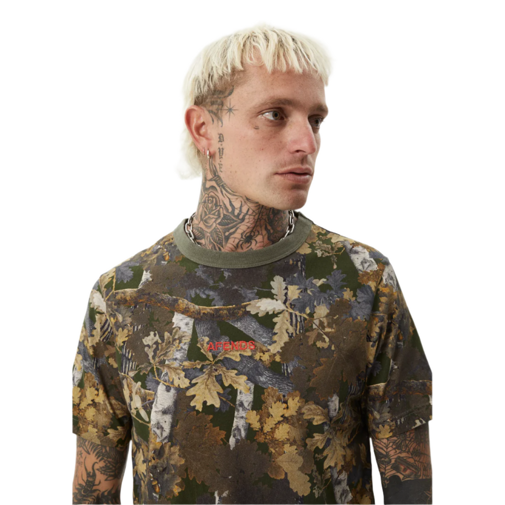 Afends - Find Me Recycled Ringer Tee - Velocity 21