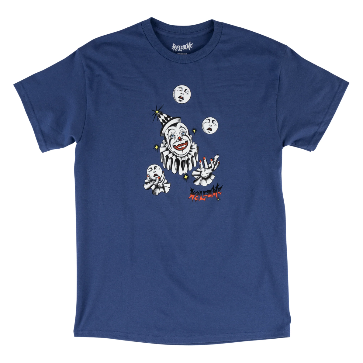 Welcome Skateboards - Juggler Tee - Navy - Velocity 21