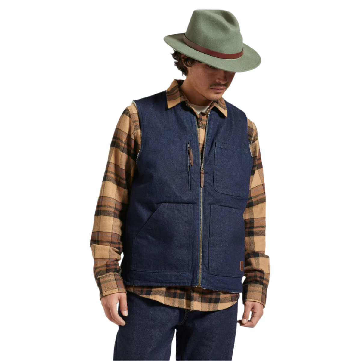 Brixton - Messer Fedora - Light Moss - Velocity 21